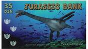 Spain Tourist Banknote Banknote, JURASSIC BANK 35 DIN -
