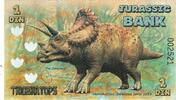 Spain Tourist Banknote Banknote, JURASSIC BANK 1 DIN -