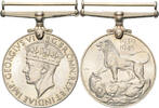 United Kingdom Medal War, Georges VI, Excellent Quality, Nickel, 36 -