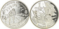 France Franc Coin, Débarquement, Paris, ESSAI, Silver -