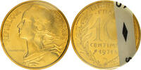 France 10 Centimes Coin, Marianne, Paris, Aluminum-Bronze -
