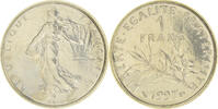 France Franc Coin, Semeuse, Paris, Nickel, KM:925.1 -