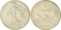France Franc Coin, Semeuse, Paris, Nickel, KM:925.1 -
