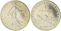 France Franc Coin, Semeuse, Paris, Nickel, KM:925.1 -