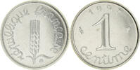 France Centime Coin, Épi, Paris, Stainless Steel, KM:928 -