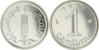 France Centime Coin, Épi, Paris, Stainless Steel, KM:928 -