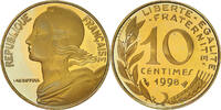 France 10 Centimes Coin, Marianne, Paris, Proof -