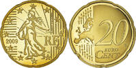 France 20 Euro Cent Paris, BE, Brass, KM:1411 -
