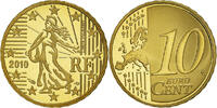 France 10 Euro Cent Paris, Proof, Brass, KM:1410 -