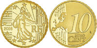 France 10 Euro Cent Paris, BE, Brass, KM:1410 -