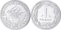 Central African States Franc Coin, Paris, Aluminum, KM:E2 -