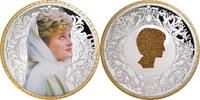 United Kingdom Medal Lady Diana, A Legend, Proof, Copper Gilt -
