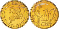 Monaco 10 Euro Cent Paris, Brass, KM:170 -
