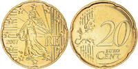 France 20 Euro Cent BU, Brass, Gadoury:5., KM:1411 -