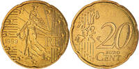 France 20 Euro Cent Paris, BU, Brass, KM:1286 -