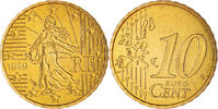 France 10 Euro Cent Paris, BU, Brass, KM:1285 -