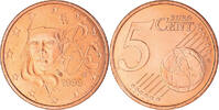 France 5 Euro Cent Paris, BU, Copper Plated Steel, KM:1284 -