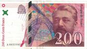 France 200 Francs Eiffel, A.095, Fayette:75.5, KM:159b -