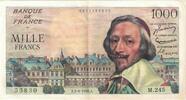 France 1000 Francs 55830 M.245, Fayette:42.20, KM:134a -