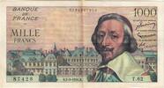 France 1000 Francs Richelieu, 87428 T.62, Fayette:42.7 -