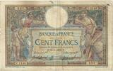France 100 Francs Luc Olivier Merson, C.1146 237, KM:71a -