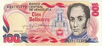 Venezuela 100 Bolivares Banknote, 1980-01-29, KM:59s -