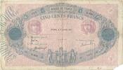 France 500 Francs Bleu et Rose, Q.458 525, Fayette:30.23 -