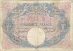 France 50 Francs Bleu et Rose, W.4453 512, Fayette:14.25 -