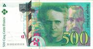 France 500 Francs Pierre et Marie Curie, Fayette:76.1, KM:160a -