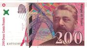 France 200 Francs Eiffel, K077410578, Fayette:75.5, KM:159c -