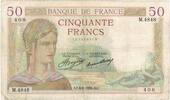 France 50 Francs Cérès, M.4848, Fayette:17.29, KM:81 -