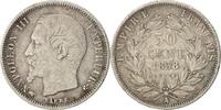 France 50 Centimes Coin, Napoleon III, Napoléon III, Paris -