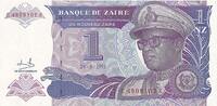 Zaire 1 Nouveau Zaïre Banknote, KM:52a -