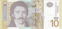 Serbia 10 Dinara KM:54a -