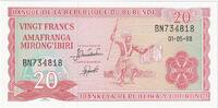 Burundi 20 Francs 1988-05-01, KM:27b -