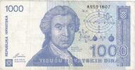 Croatia 1000 Dinara 1991-10-08, KM:22a -