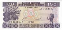 Guinea 100 Francs KM:35a -