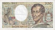 France 200 Francs Montesquieu, L.047, Fayette:70.07, KM:155b -