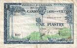 FRENCH INDO-CHINA 1 Piastre = 1 Dong KM:105 -