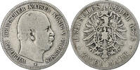 German States 2 Mark PRUSSIA, Wilhelm I, Berlin, Silver -