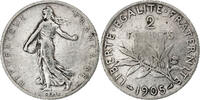 France 2 Francs Semeuse, Paris, Silver, Gadoury:532, KM:845.1 -