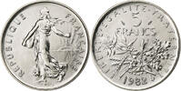 France 5 Francs Semeuse, Paris, Nickel Clad Copper-Nickel -