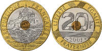 France 20 Francs Mont Saint Michel, Tri-Metallic -