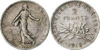 France 2 Francs Semeuse, Paris, Silver, Gadoury:532, KM:845.1 -