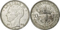 Belgium 20 Francs, 20 Frank Leopold III, Tranche A, Silver -