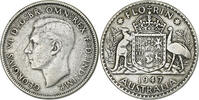 Australia Florin George VI, Melbourne, Silver, KM:40a -