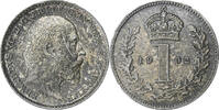 Great Britain Penny Edward VII, Silver, KM:795 -