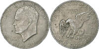 United States Dollar Eisenhower, U.S. Mint, Copper-Nickel Clad Copper -