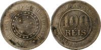 Brazil 100 Reis Copper-nickel, KM:492 -