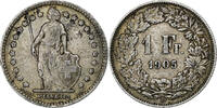 Switzerland Franc Bern, Silver, KM:24 -